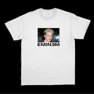 Eminem White Graphic cotton T-Shirt